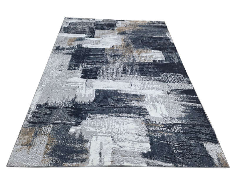 Fine Grey Navy Carpet 230 x 160 CM