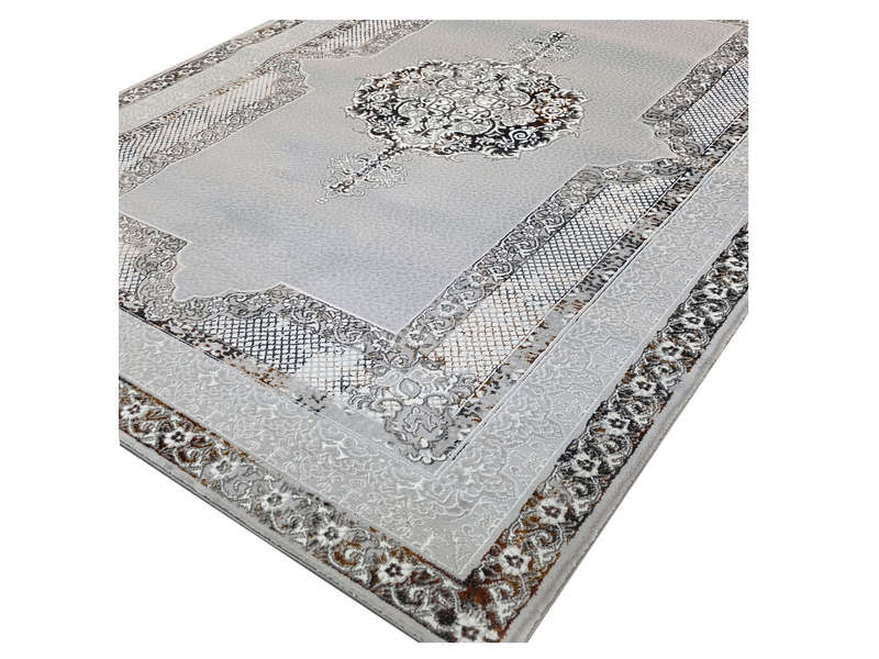 Fine Grey Persian design Carpet 230 x 160 CM