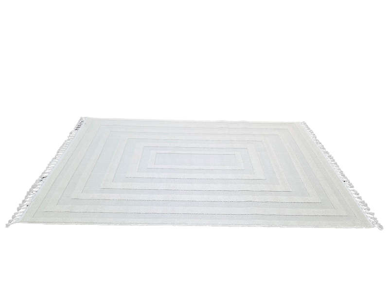 Cream Machine Made Jute Carpet 290 X 200 CM
