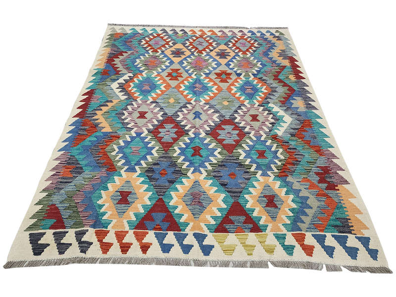Incredible Afghan Choubi Kilim 196 x 152 CM