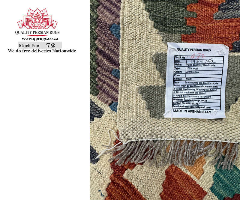 Incredible Afghan Choubi Kilim 196 x 152 CM