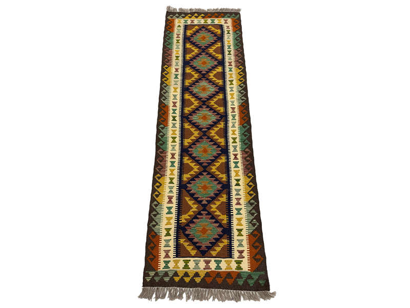 Gorgeous Afghan Maimana Kilim Runner 211 x 66 CM