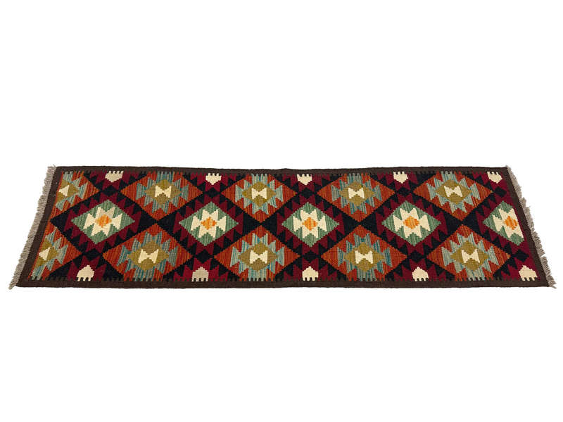 Gorgeous Afghan Maimana Kilim Runner 196 x 62 CM
