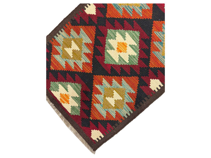 Gorgeous Afghan Maimana Kilim Runner 196 x 62 CM