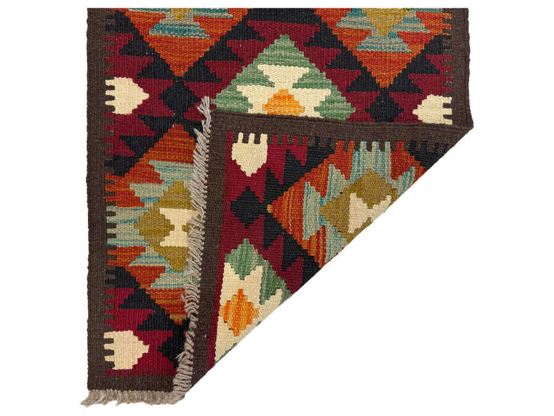Gorgeous Afghan Maimana Kilim Runner 196 x 62 CM