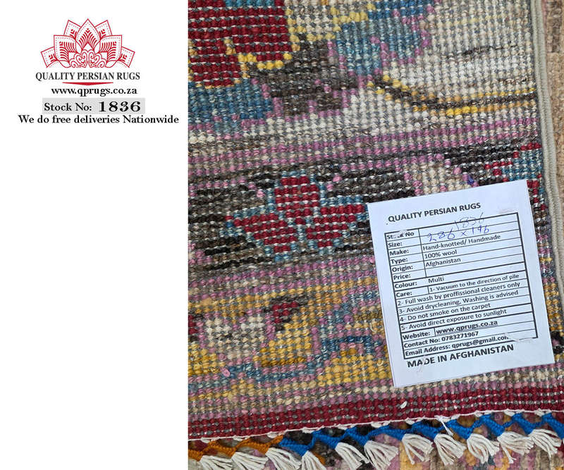Incredible Afghan Ariana Handmade Carpet 286 x 196 CM