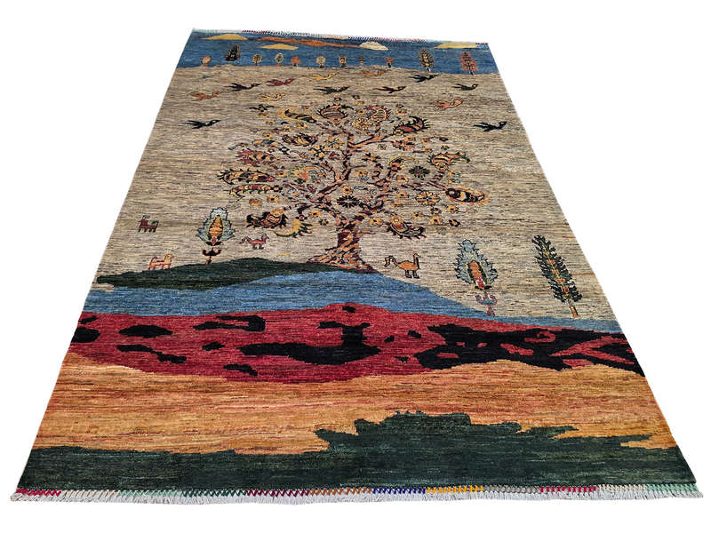 Rare Afghan Ariana Handmade Carpet 295 x 200 CM