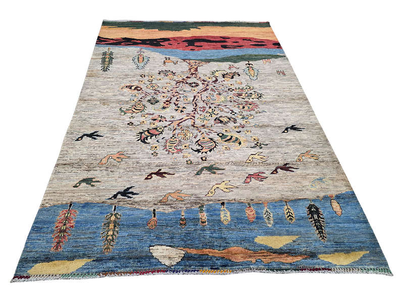 Rare Afghan Ariana Handmade Carpet 295 x 200 CM