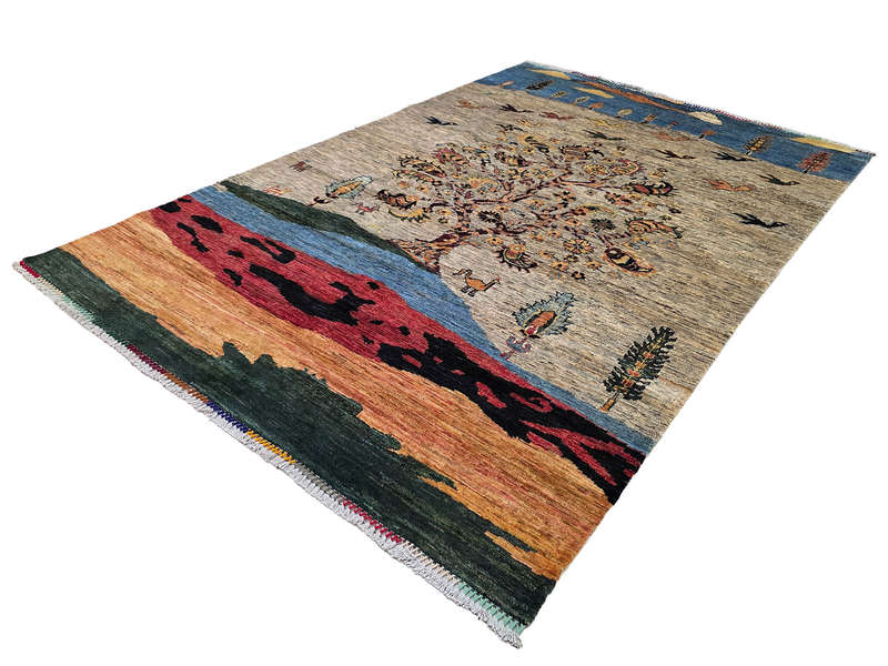 Rare Afghan Ariana Handmade Carpet 295 x 200 CM