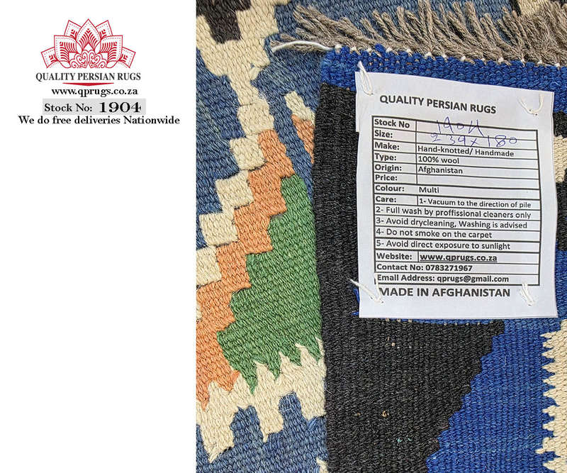 Incredible Afghan Choubi Kilim 239 x 180 CM