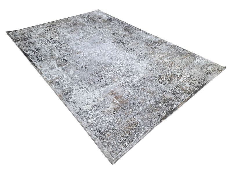 Grey Vintage Style Machine Made Carpet 290 X 200 CM