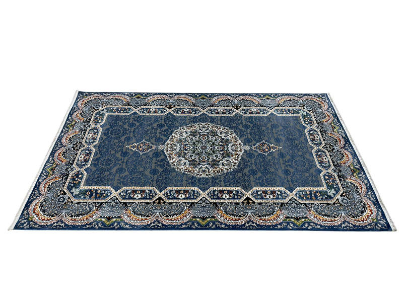 Blue Color Persian Style Machine Made Carpet 230 x 160 CM