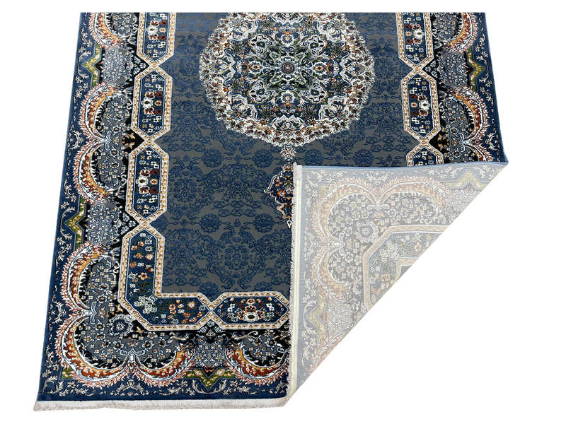 Blue Color Persian Style Machine Made Carpet 230 x 160 CM