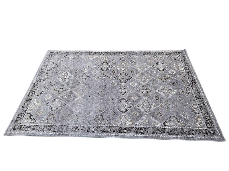 Grey Machine Made Carpet 230 x 160 CM