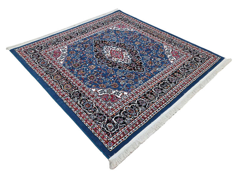 Kashan Square Machine Made Carpet 150 x 150 CM