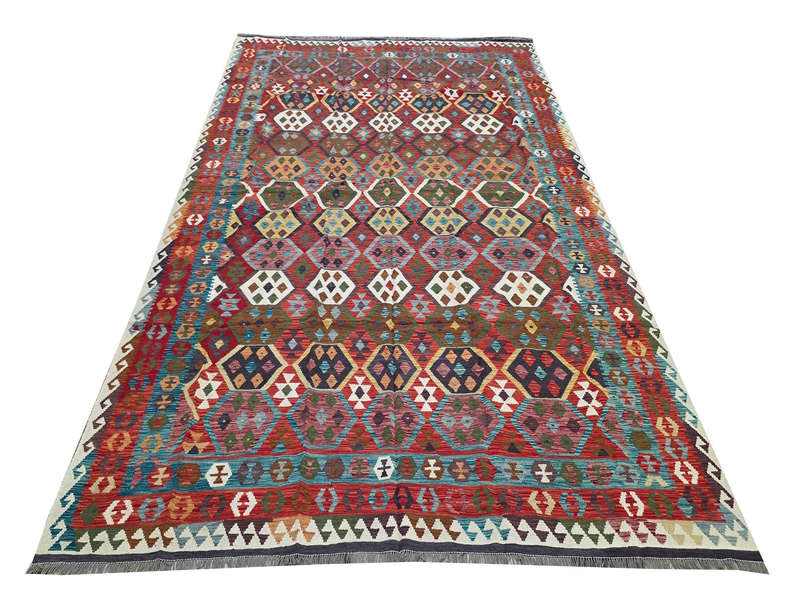 Fine Afghan Choubi Kilim 395 x 305 cm
