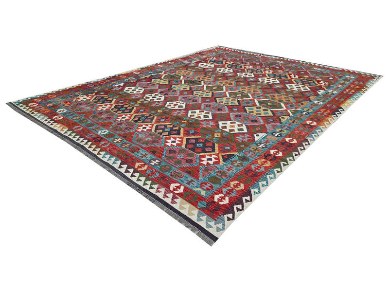 Fine Afghan Choubi Kilim 395 x 305 cm