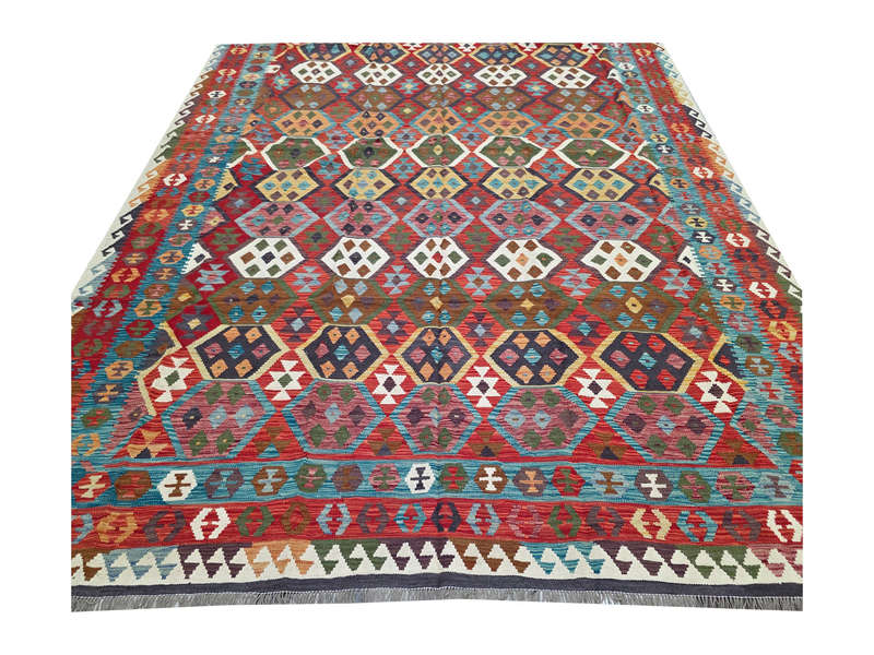 Fine Afghan Choubi Kilim 395 x 305 cm