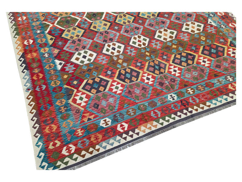 Fine Afghan Choubi Kilim 395 x 305 cm