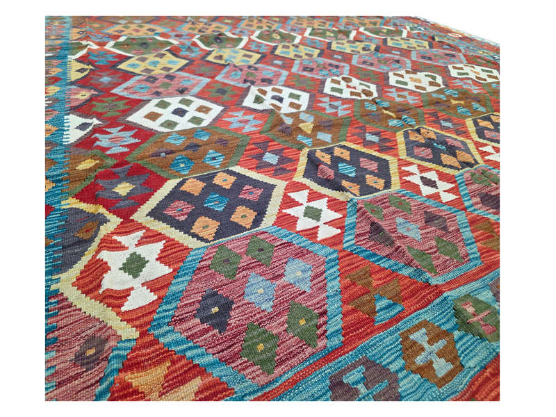 Fine Afghan Choubi Kilim 395 x 305 cm
