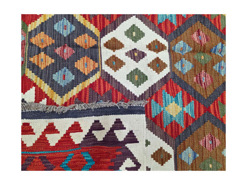 Fine Afghan Choubi Kilim 395 x 305 cm