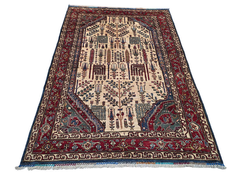Incredible Afghan Ariana Handmade Carpet 275 x 188 CM
