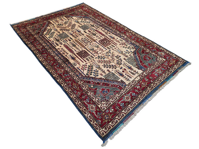 Incredible Afghan Ariana Handmade Carpet 275 x 188 CM