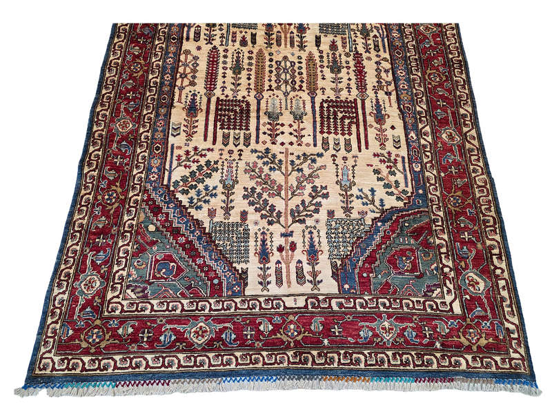 Incredible Afghan Ariana Handmade Carpet 275 x 188 CM