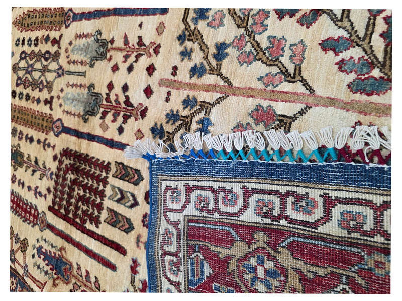 Incredible Afghan Ariana Handmade Carpet 275 x 188 CM