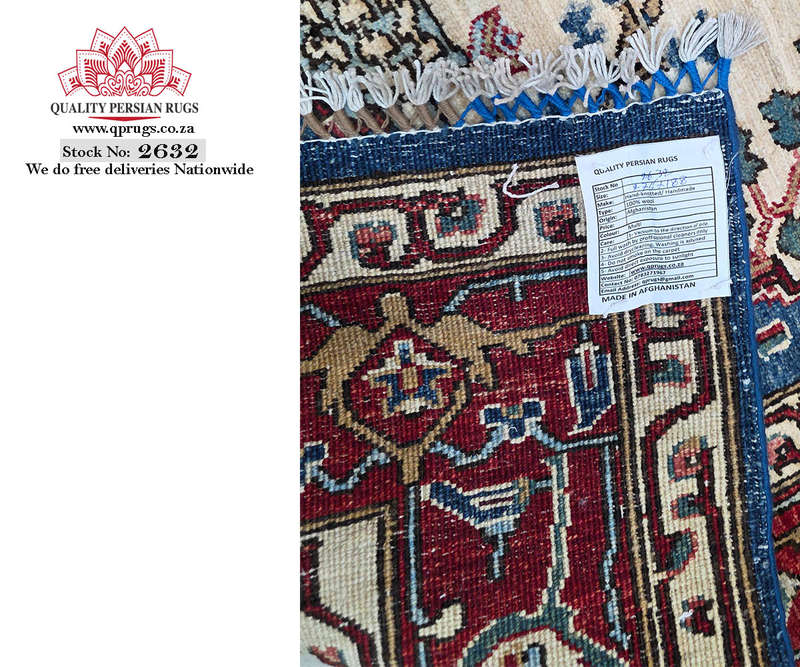 Incredible Afghan Ariana Handmade Carpet 275 x 188 CM