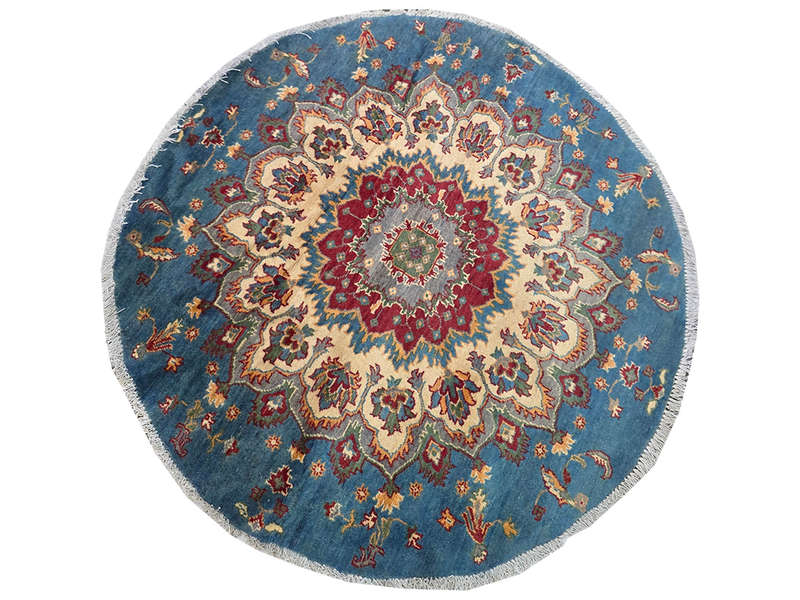 Afghan Ariana Handmade Round Carpet 144 x 144 CM