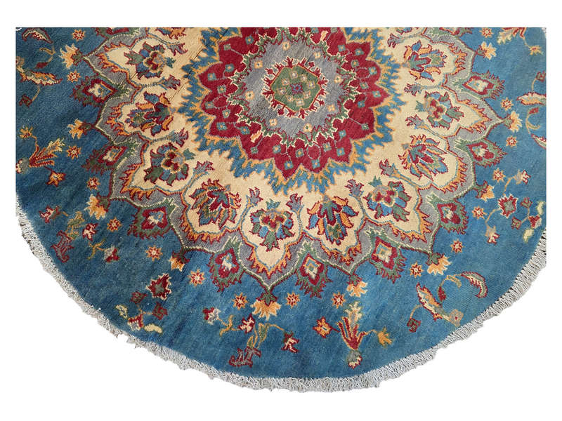 Afghan Ariana Handmade Round Carpet 144 x 144 CM