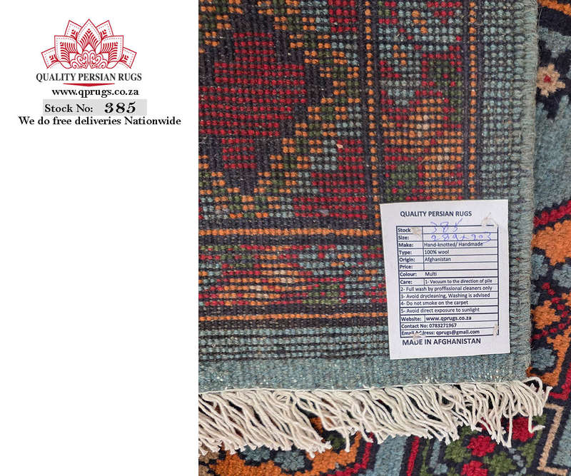 Best Quality Afghan Kunduz Hanknotted Carpet 289 x 203 CM
