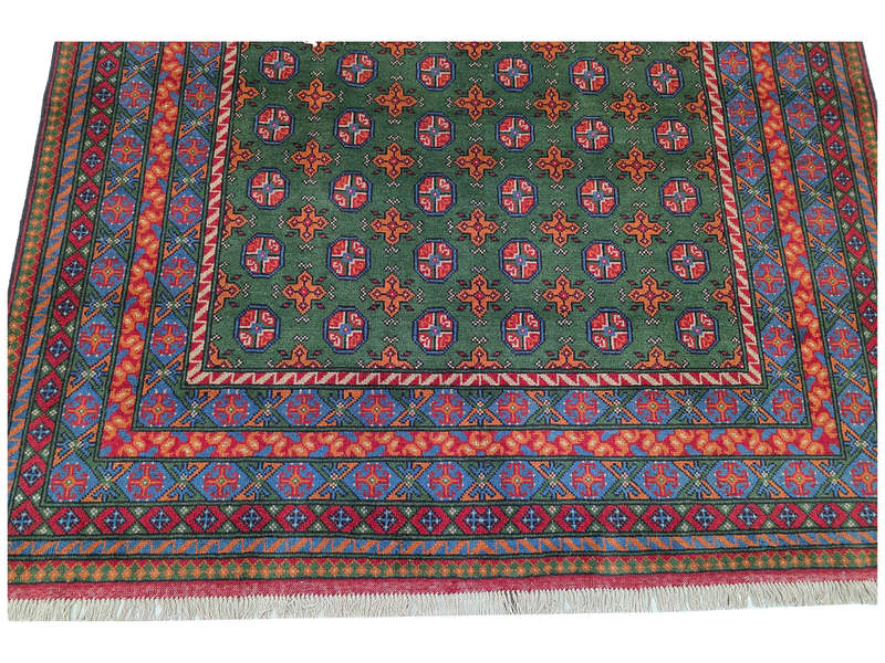 Stunning Afghan Kunduz Bukhara Design Carpet 296 x 197 CM