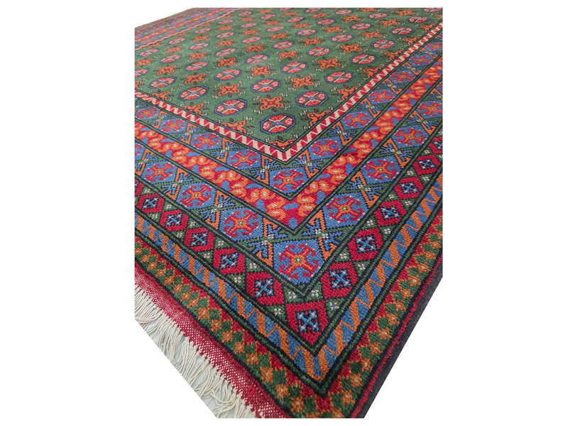 Stunning Afghan Kunduz Bukhara Design Carpet 296 x 197 CM