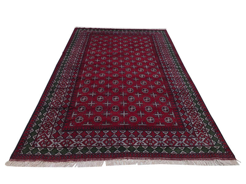 Incredible Afghan Handknotted Carpet 298 x 195 CM