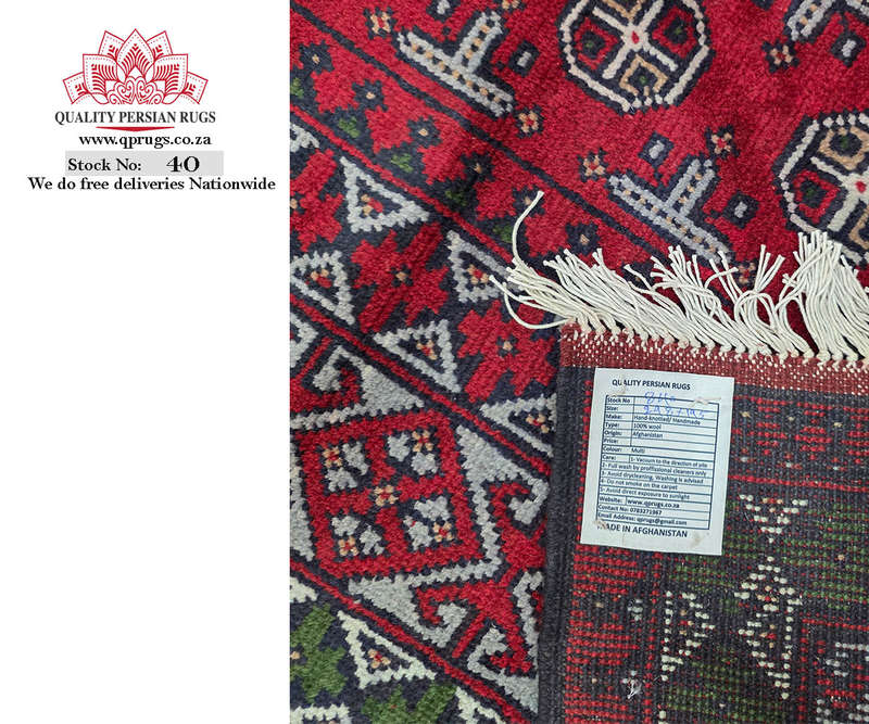 Incredible Afghan Handknotted Carpet 298 x 195 CM