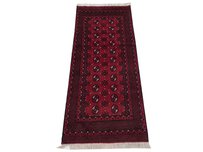 Afghan Bukhara Carpet 201 x 83 cm