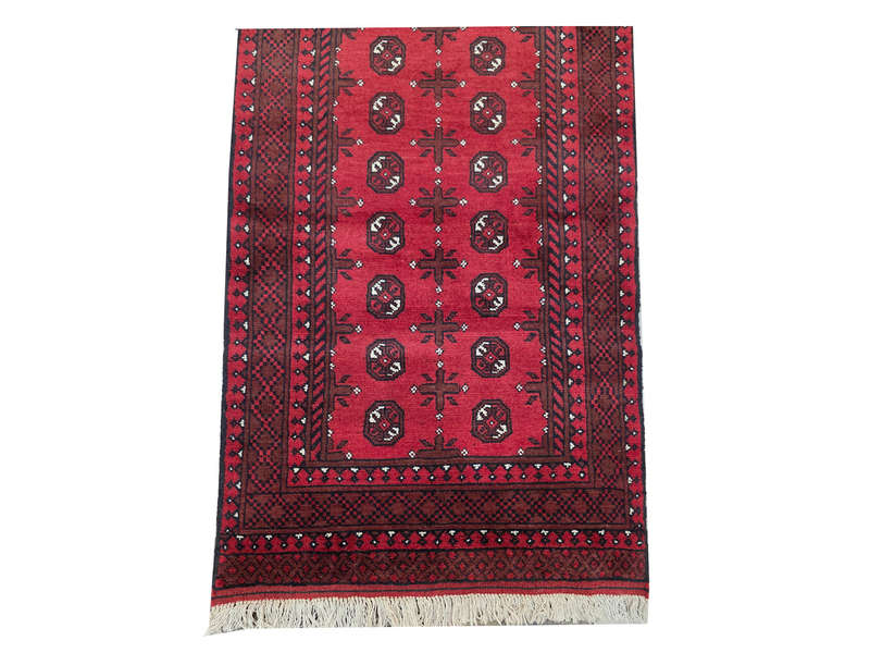 Afghan Bukhara Carpet 201 x 83 cm