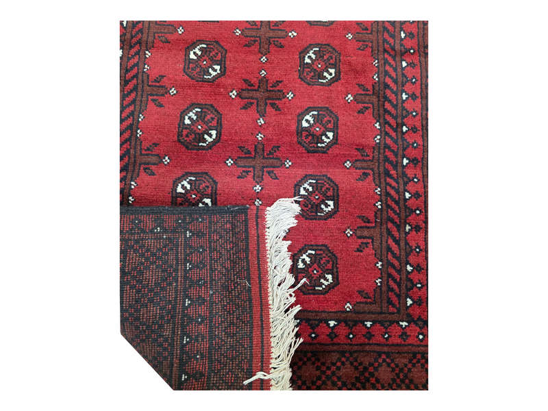 Afghan Bukhara Carpet 201 x 83 cm