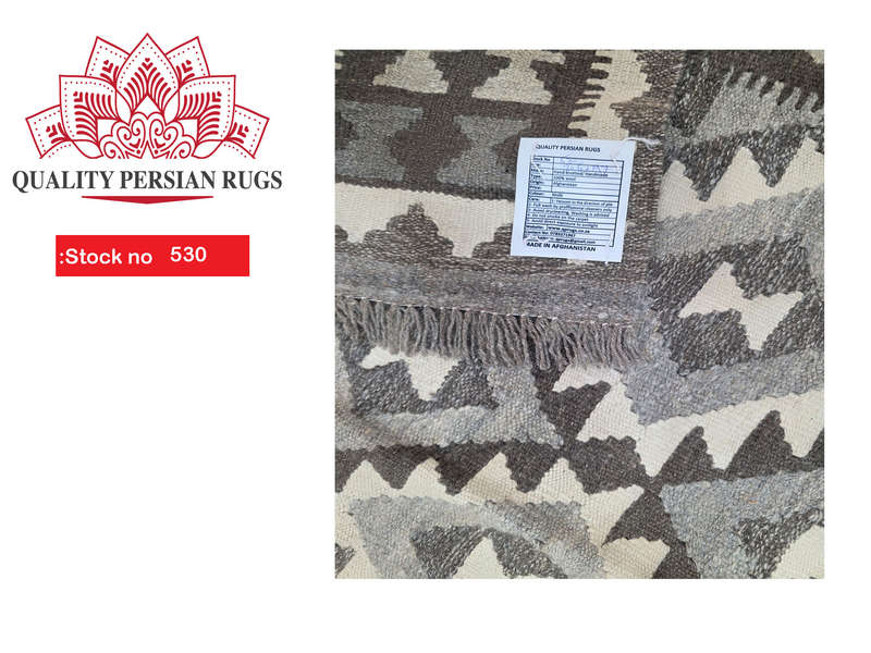 Fine Handwoven Natural Kilim 305 x 197cm