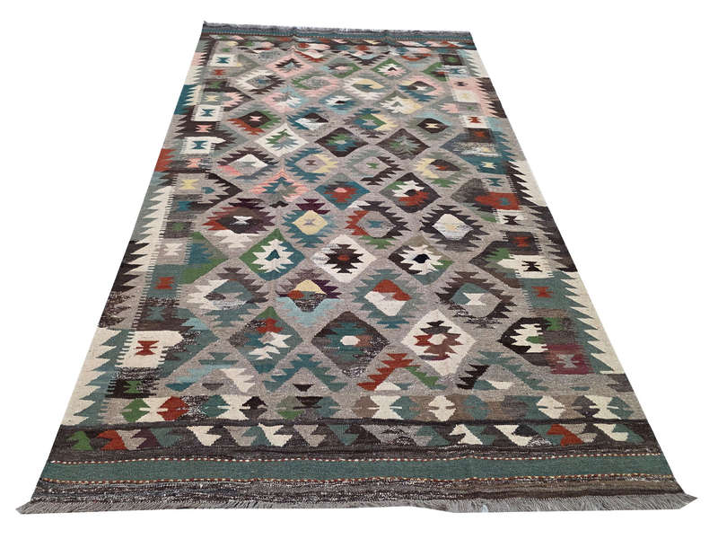 Stunning Afghan Handwoven Kilim 295 X 194 cm