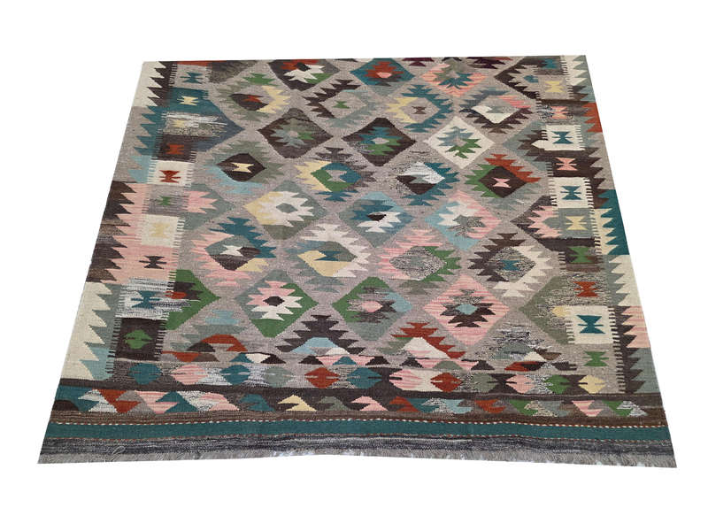 Stunning Afghan Handwoven Kilim 295 X 194 cm