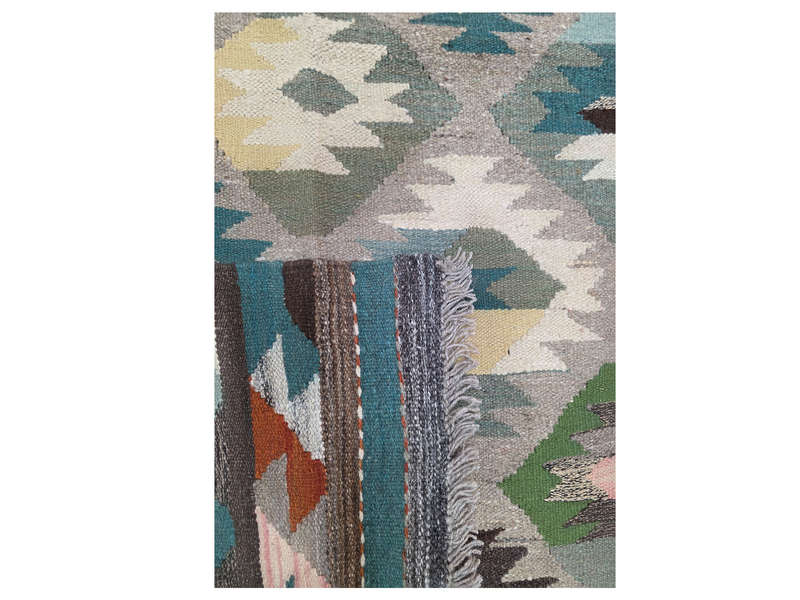 Stunning Afghan Handwoven Kilim 295 X 194 cm