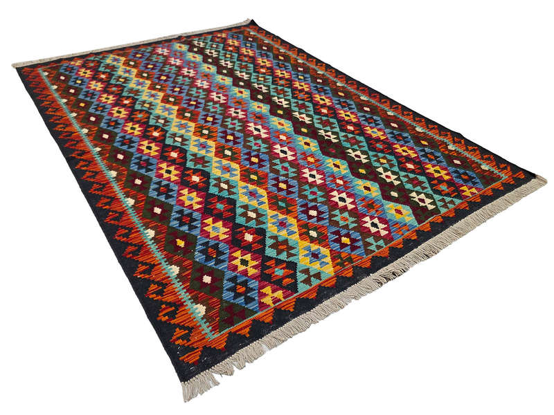 Incredible Afghan Choubi Kilim 242 x 178 CM