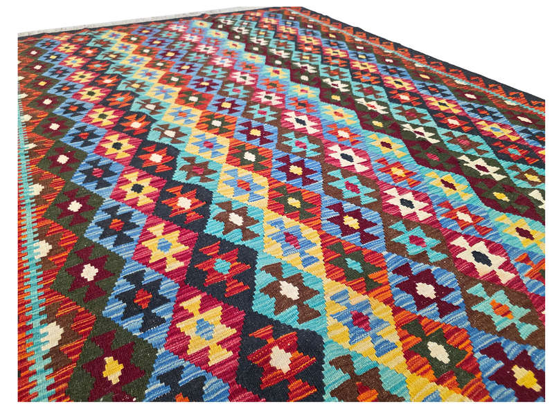 Incredible Afghan Choubi Kilim 242 x 178 CM