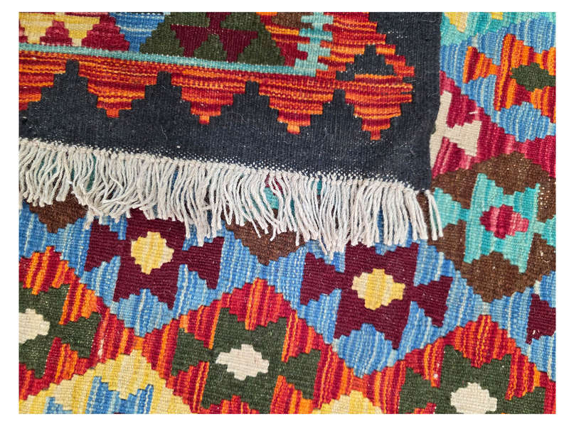 Incredible Afghan Choubi Kilim 242 x 178 CM