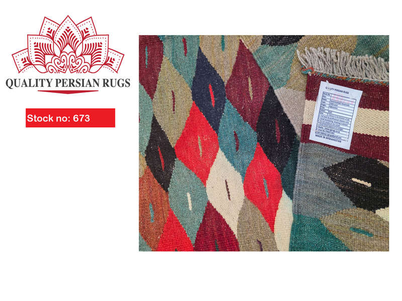 Fine Afghan Sumak Kilim runner 485 x 78 cm