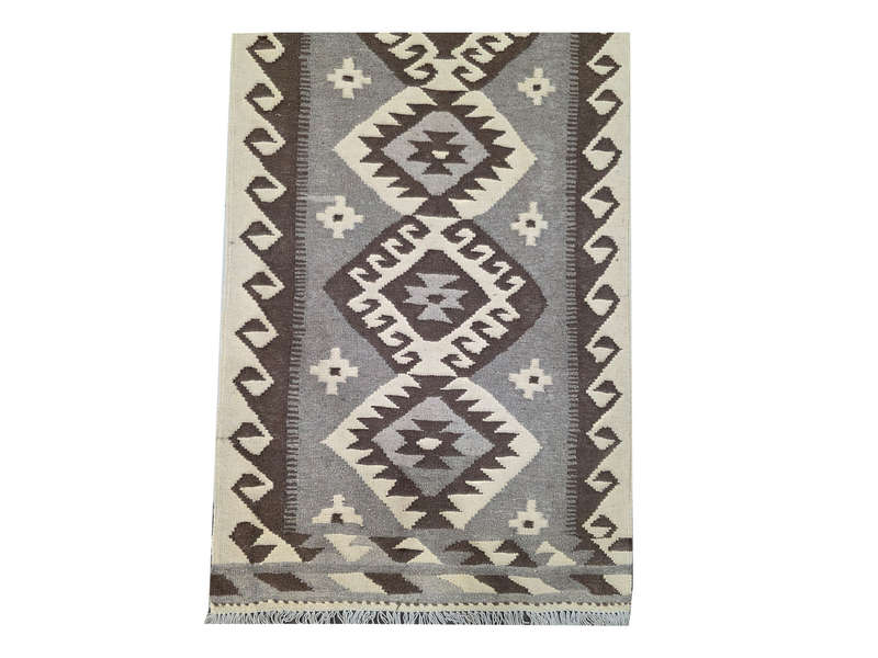 Fine Afghan Natural Kilim runner 387 x 81 cm