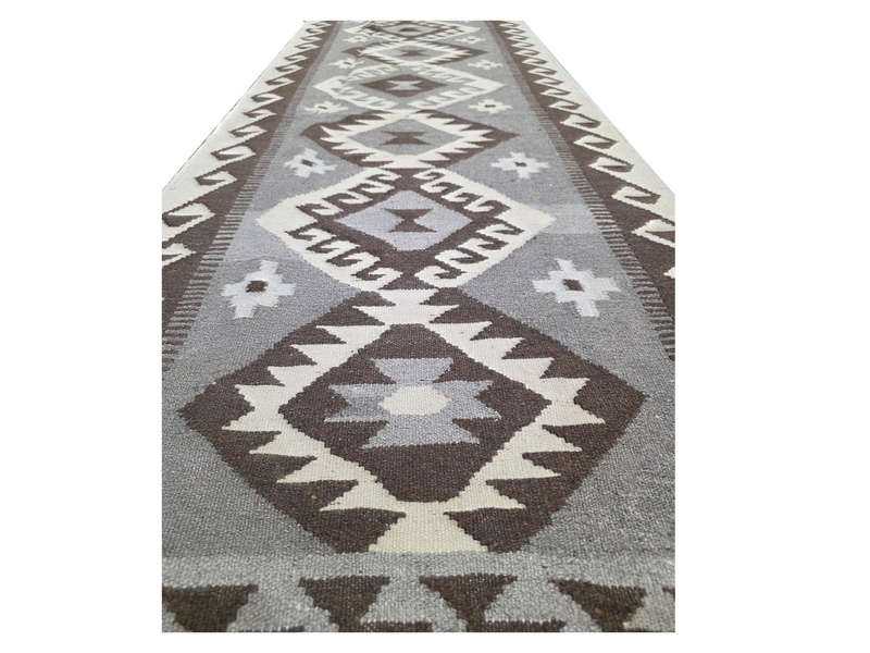 Stunning Afghan Natural Kilim runner 385 x 80 cm